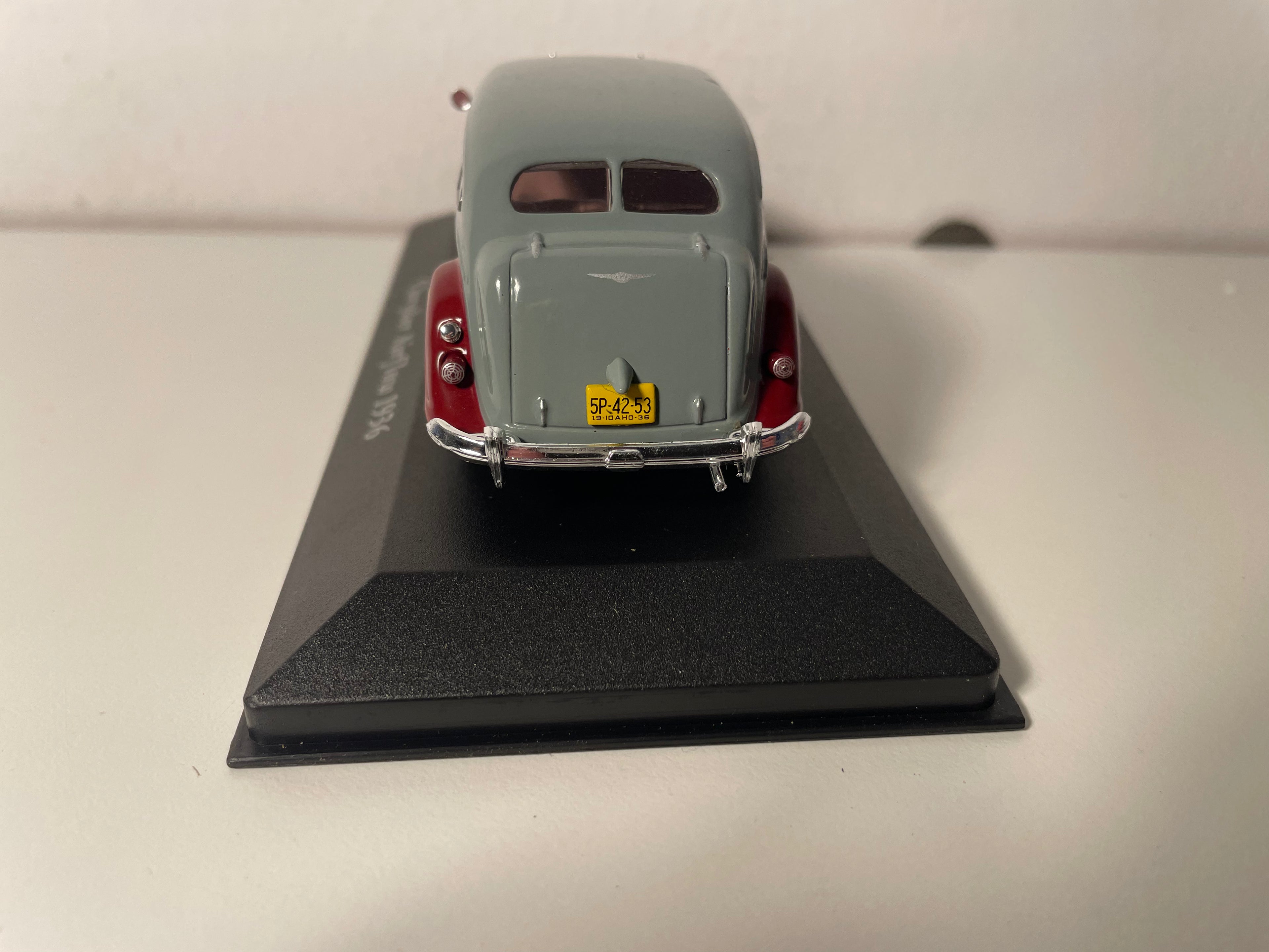1936 Gray and Burgundy Chrysler Airflow (American Car)