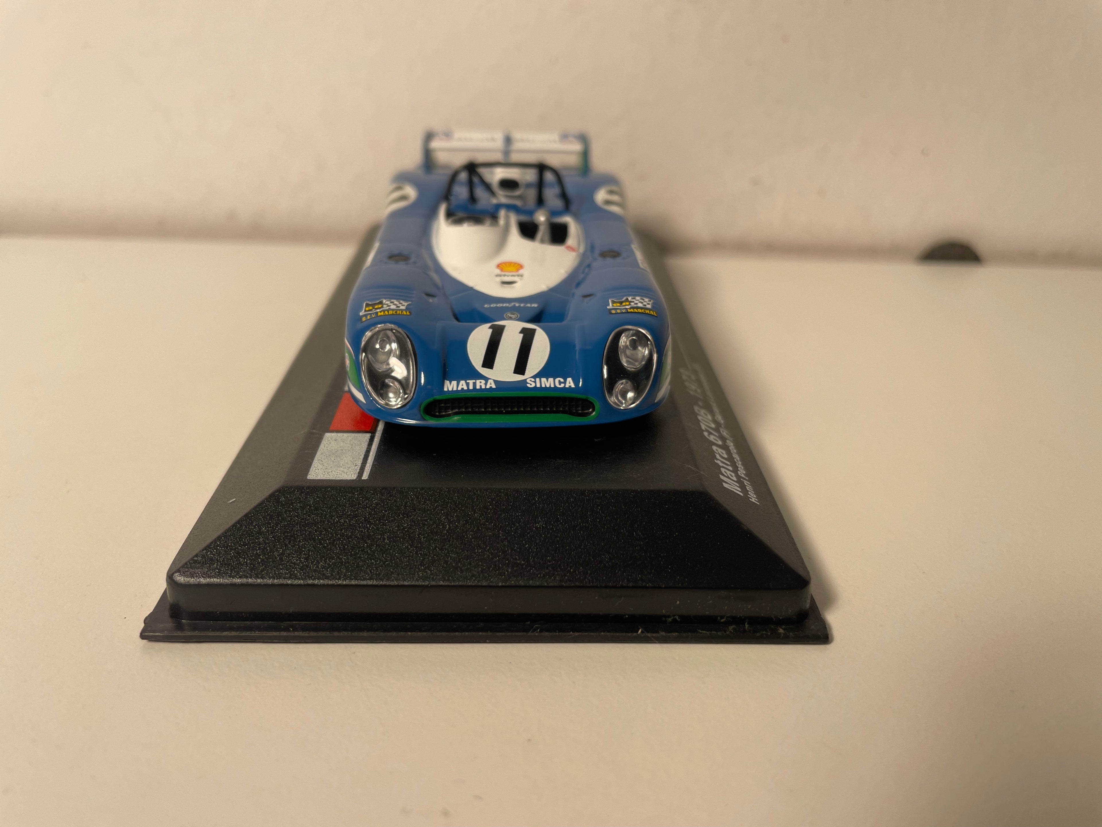 Matra 670B blau und weiß Nummer 11 - 24 Stunden von Le Mans 1973