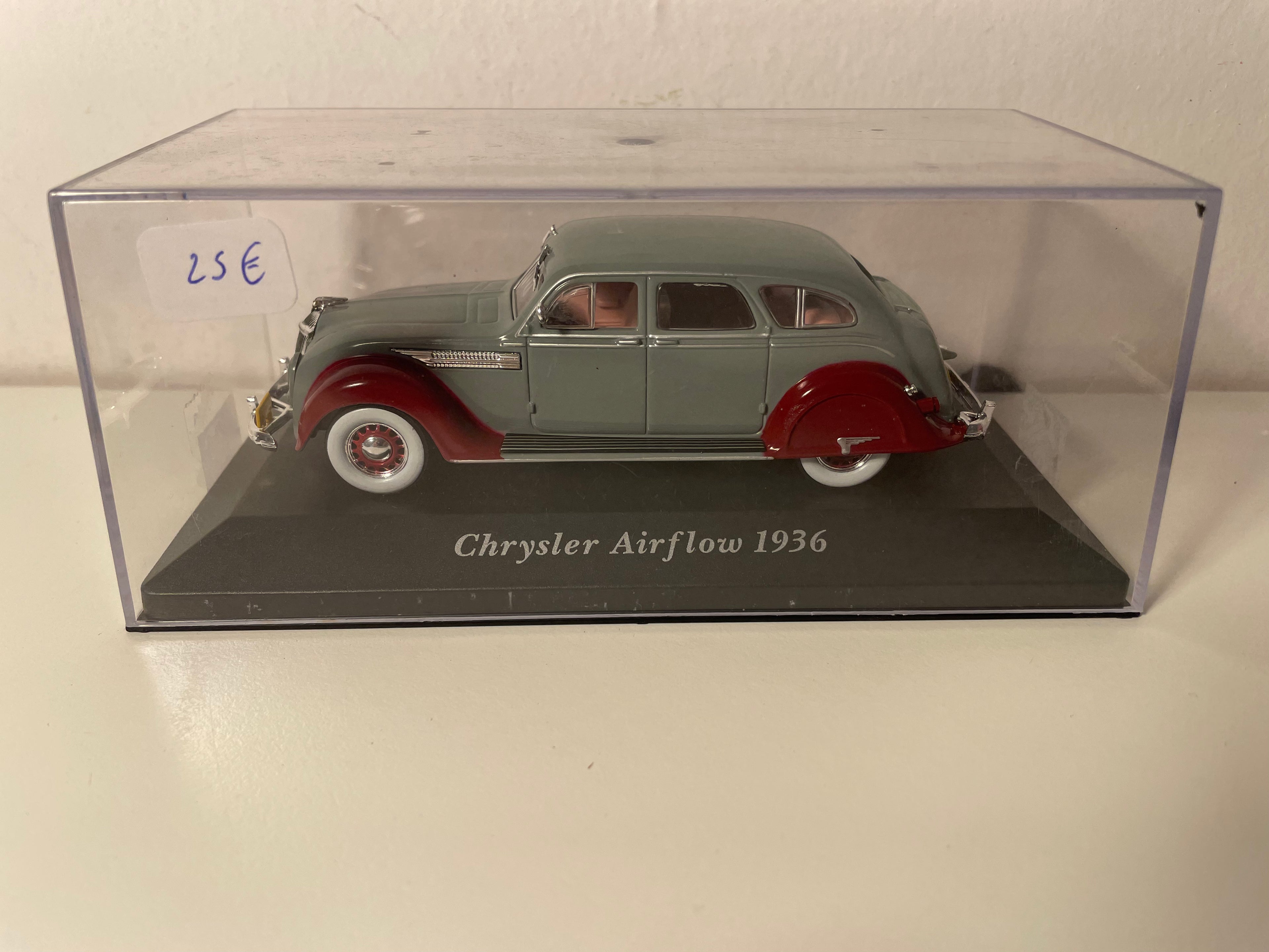 1936 Gray and Burgundy Chrysler Airflow (American Car)