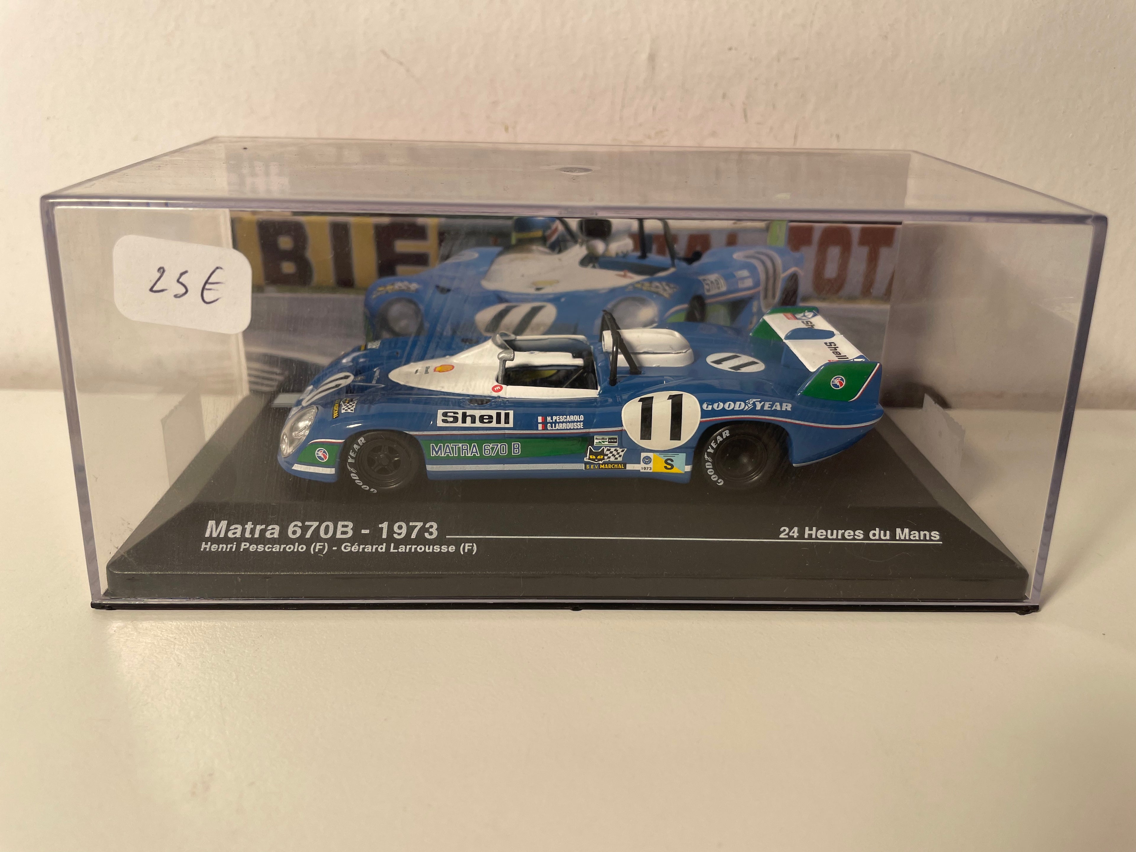 Matra 670B blau und weiß Nummer 11 - 24 Stunden von Le Mans 1973