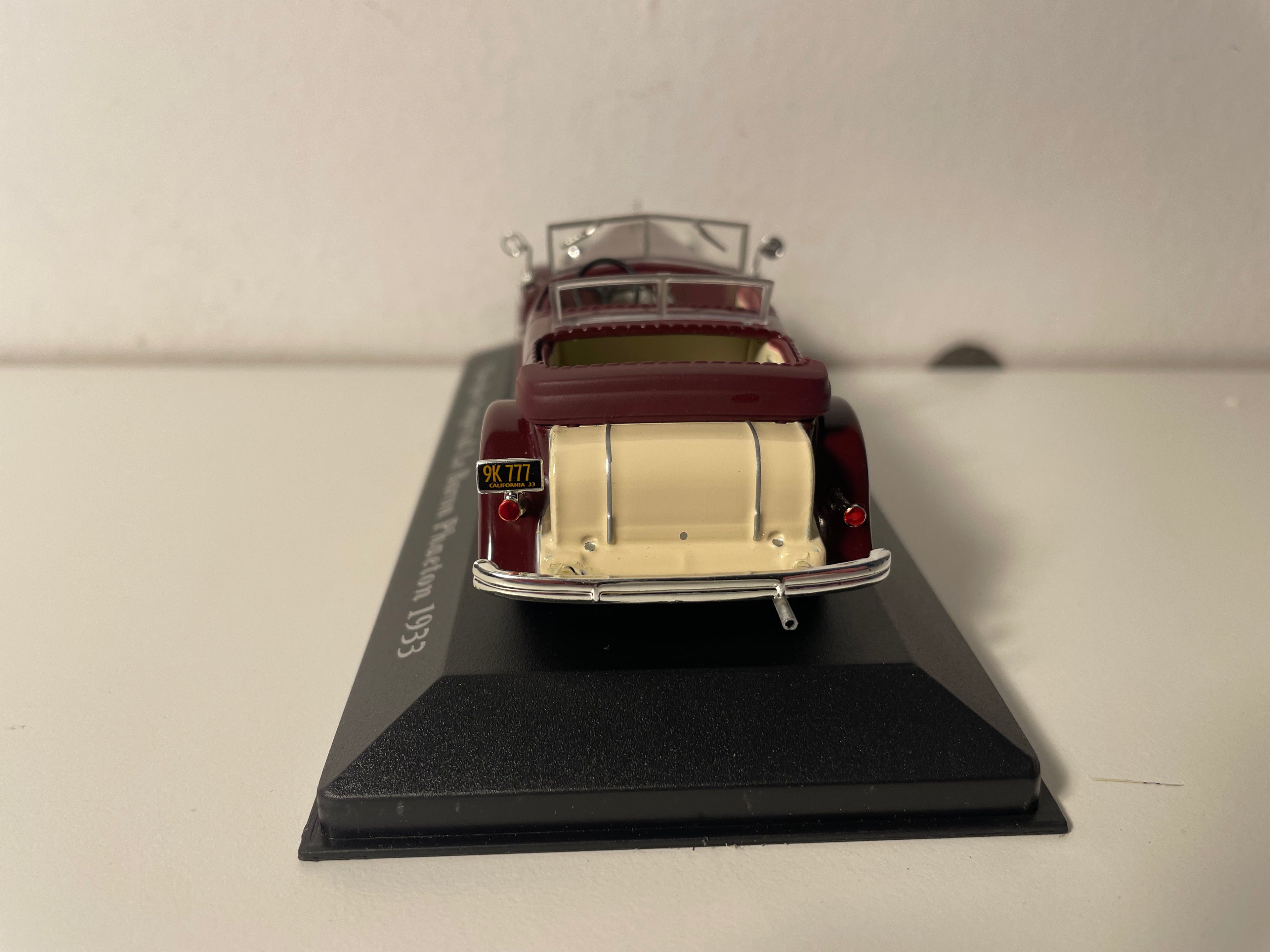 1933 Chrysler Imperial Le Baron Phaeton Burgundy and Beige (American Car)