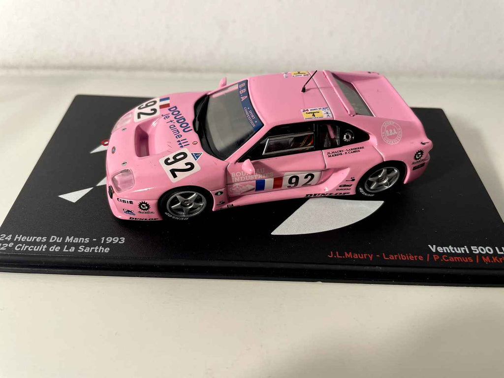 Venturi 500 LM różowy numer 92 - 24 godziny Le Mans 1993