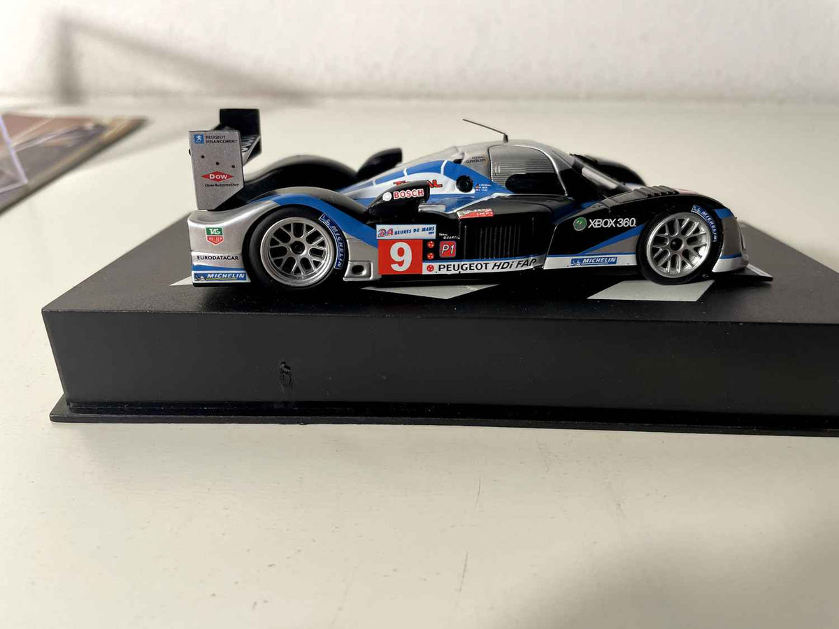 Peugeot 908 HDi FAP bleue, noire et grise numéro 9 - 24 heures du Mans de 2009