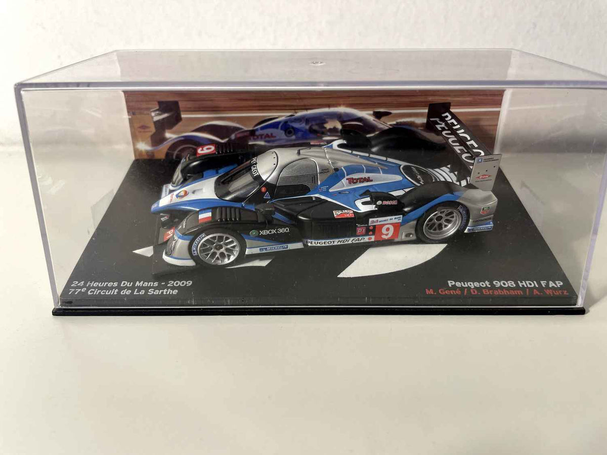 Peugeot 908 HDi FAP bleue, noire et grise numéro 9 - 24 heures du Mans de 2009