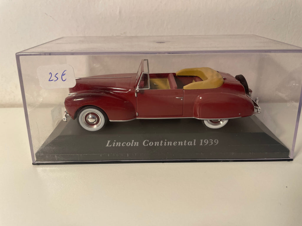 Lincoln Continental bordowy z 1939 roku (amerykański samochód)