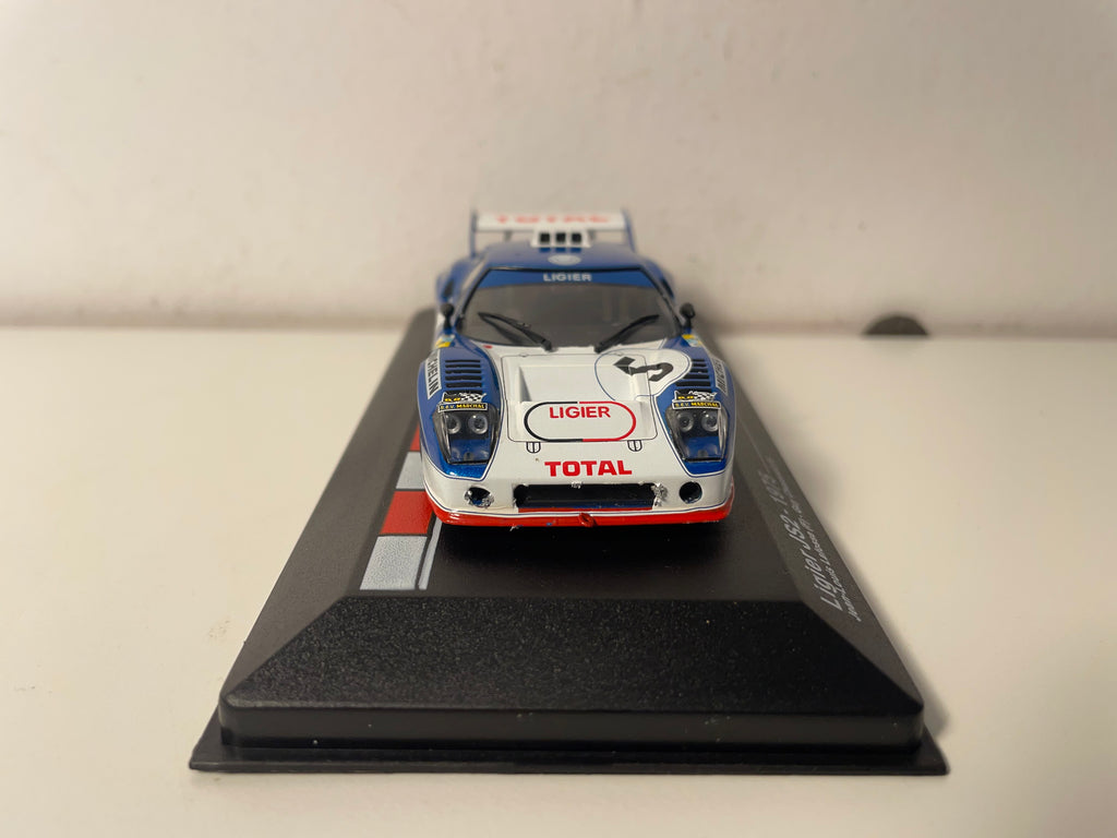 Ligier JS2 azul e branco número 5 - 24 horas de Le Mans de 1975