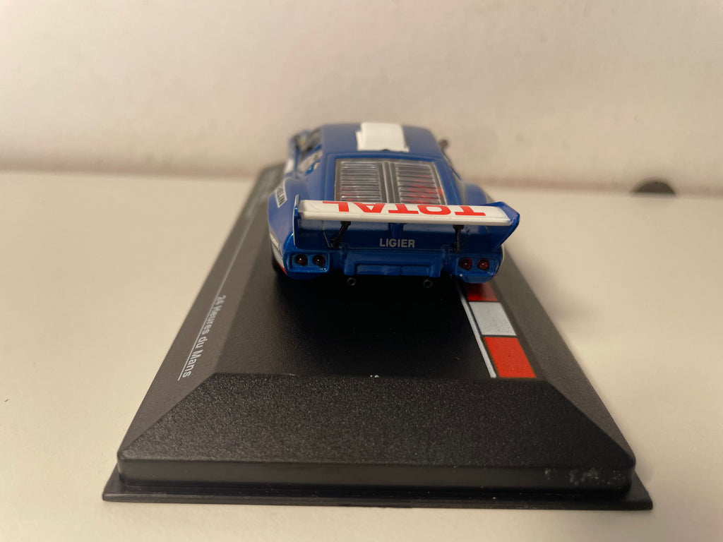Ligier JS2 azul e branco número 5 - 24 horas de Le Mans de 1975