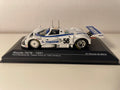 Mazda 787B wäiss a blo Nummer 56 - 24 Stonnen vum Le Mans 1991