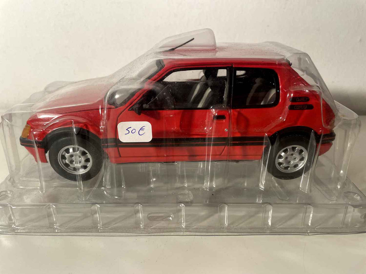 Peugeot 205 GTI rouge - Solido (Echelle 1/18ème)
