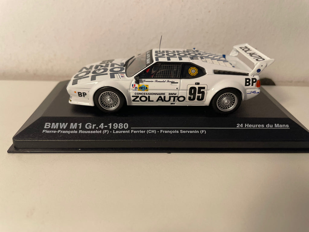 BMW M1 Gr.4 biała numer 95 - 24 godziny Le Mans 1980