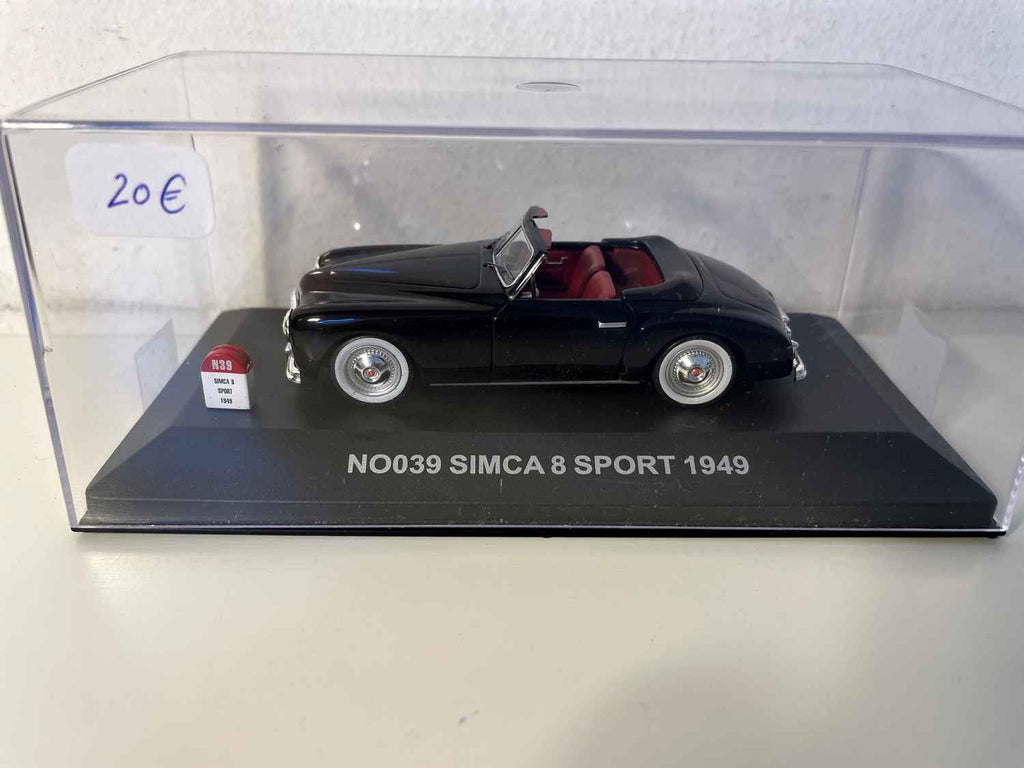 Czarny Simca 8 Sport z 1949 roku (Nostalgia NO039)