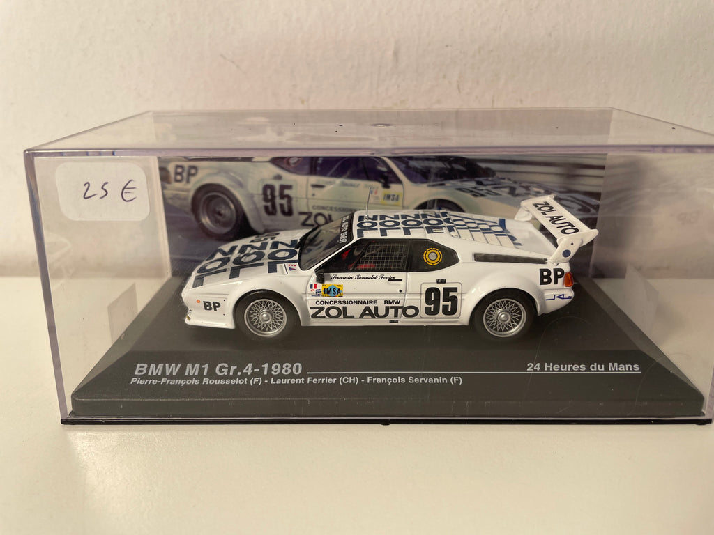 BMW M1 Gr.4 biała numer 95 - 24 godziny Le Mans 1980