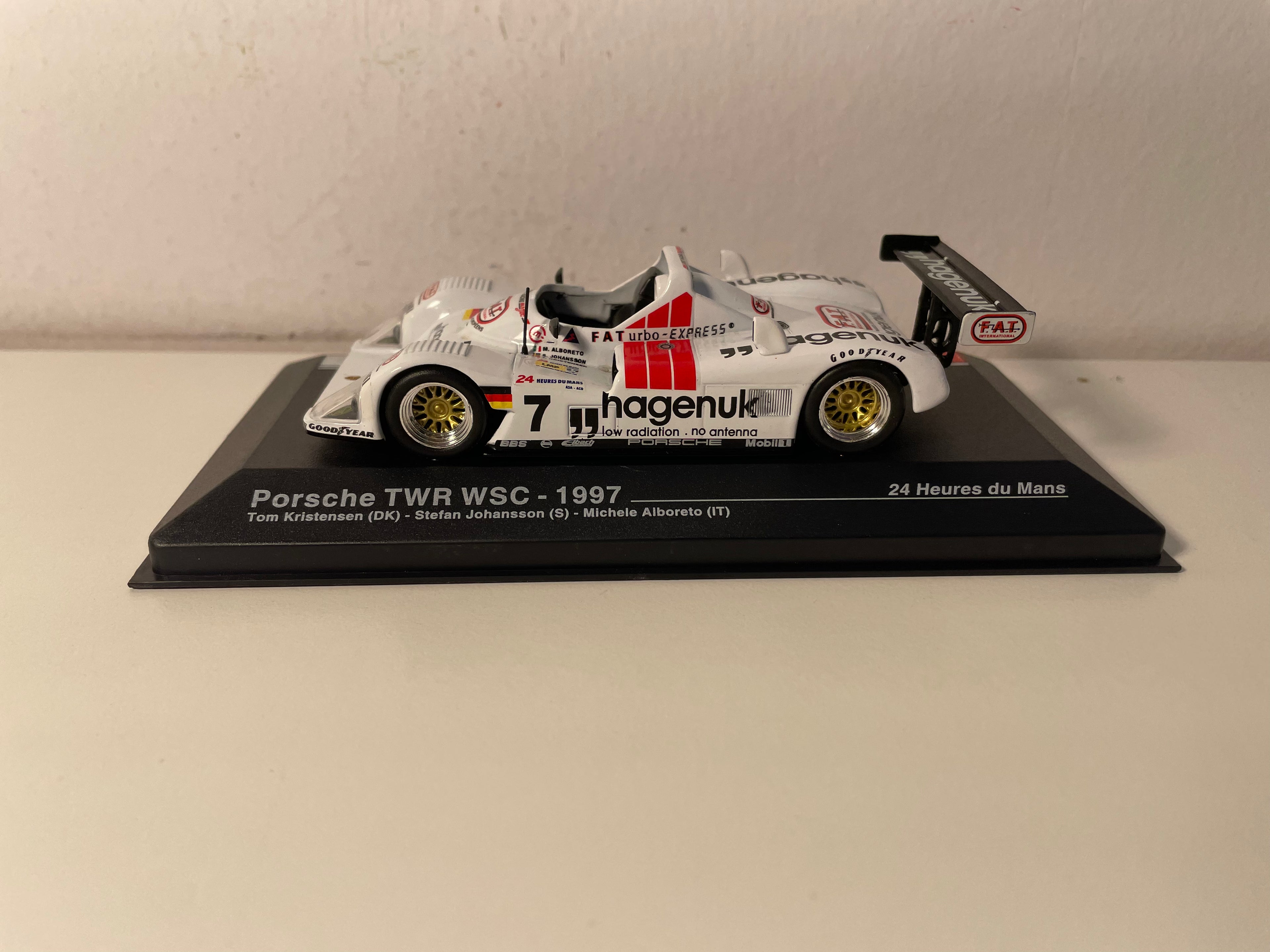 Porsche TWR WSC Blanche Nummer 7 (24 Stunden von Le Mans 1997)