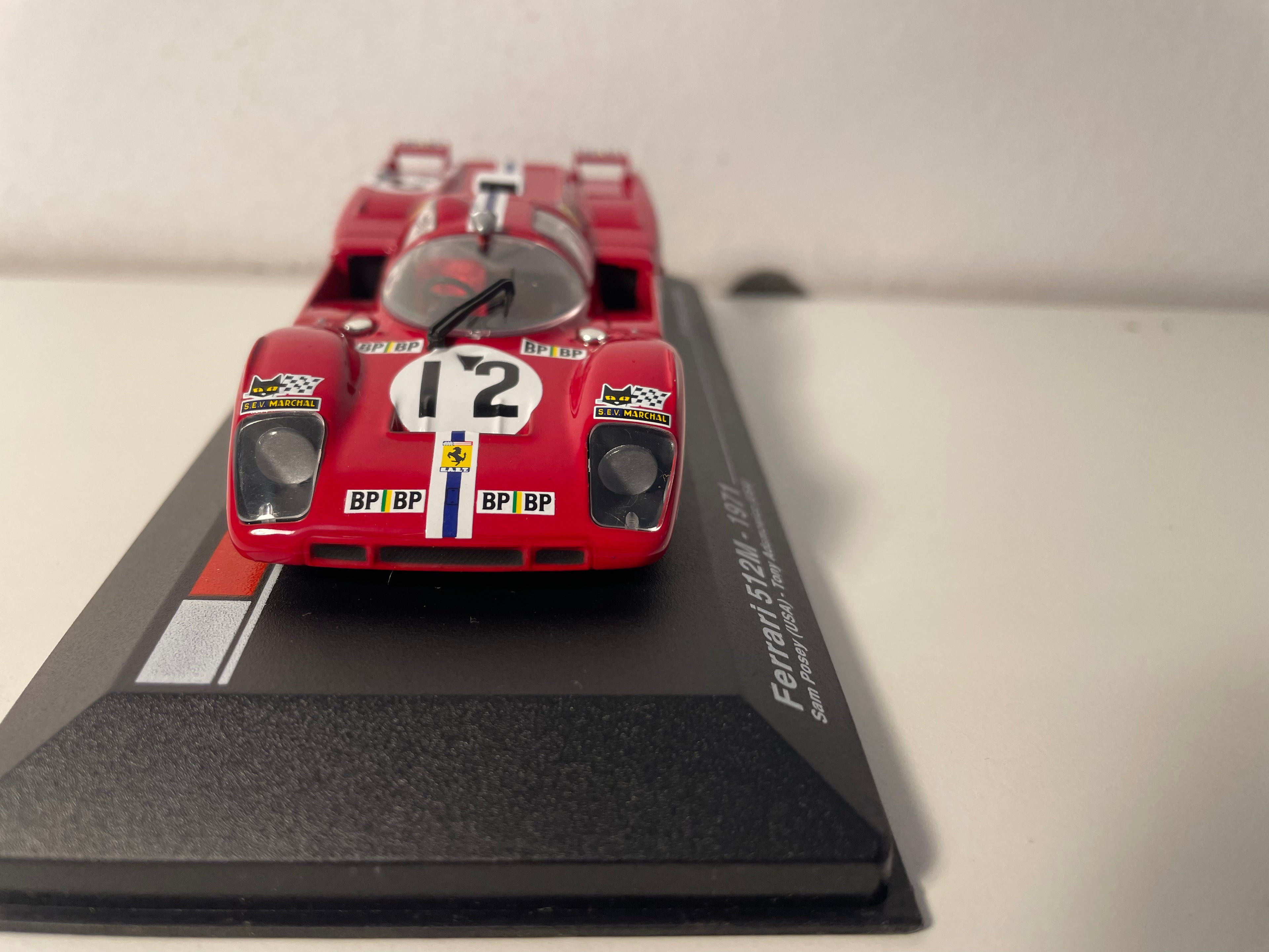 Ferrari 512M red number 12 - 24 Hours of Le Mans 1971