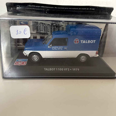 Talbot 1100 VF2 blu e bianco con logo Talbot del 1979