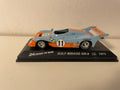 Gulf Mirage GR-8 bleue et orange (aux couleurs de GULF) numéro 11 - 24 heures du Mans de 1975