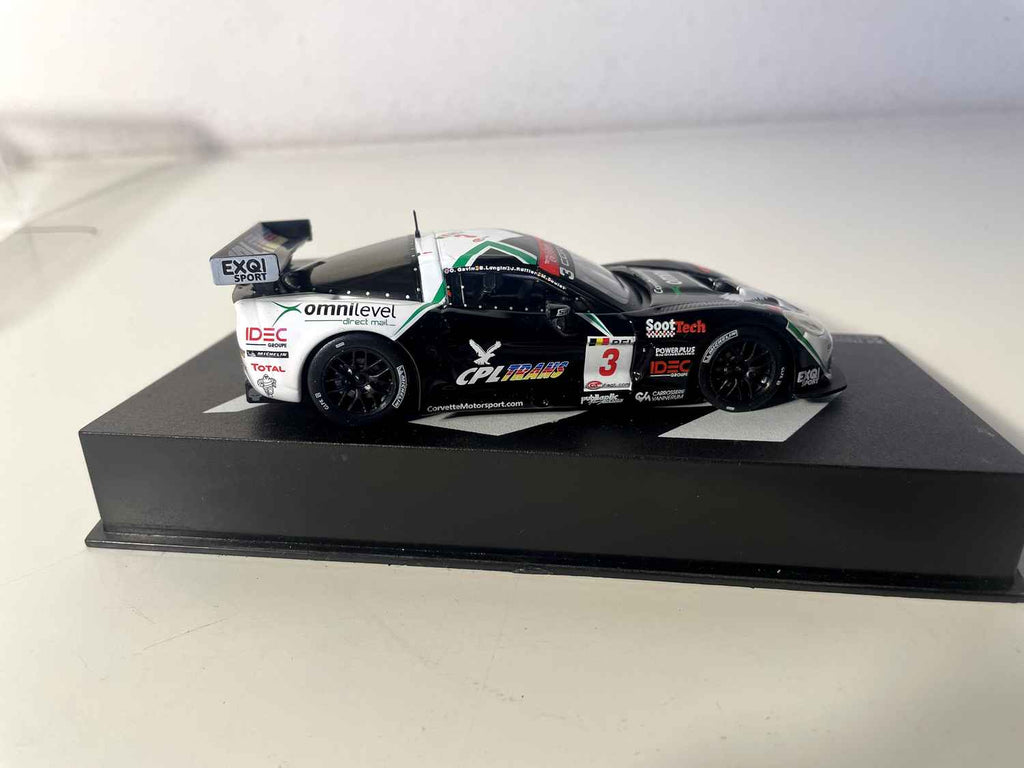 Chevrolet Corvette Z06 czarna, biała i zielona numer 3 - 24 godziny Spa 2009 (Spa-Francorchamps)