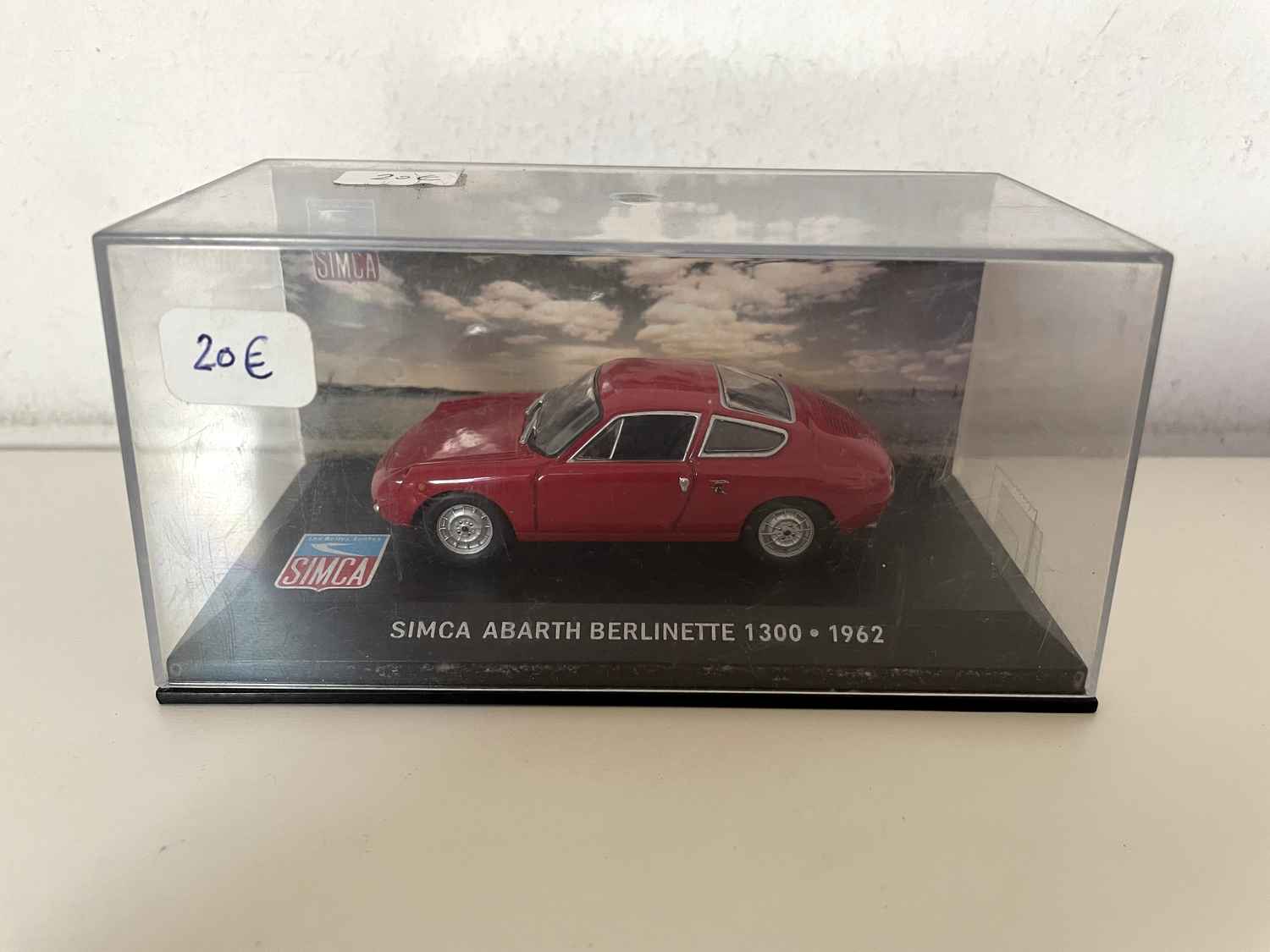 1962 SIMCA Abarth Berlinette 1300 rojo