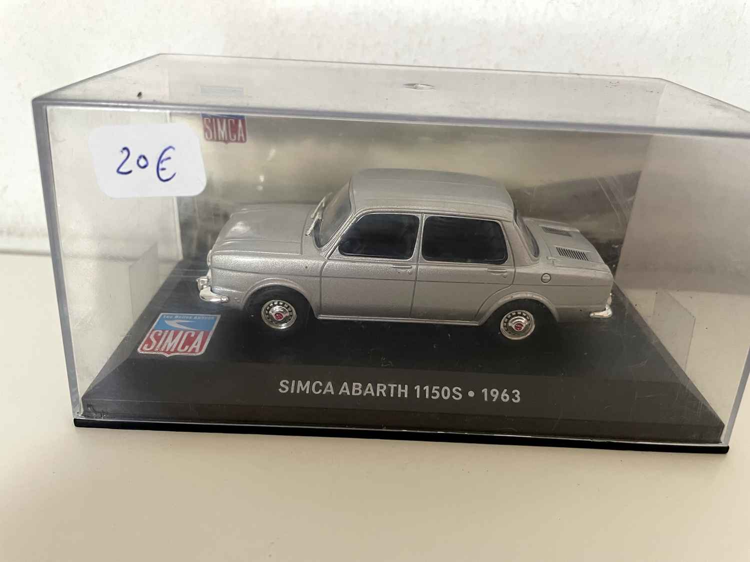 SIMCA Abarth 1150S gris de 1963