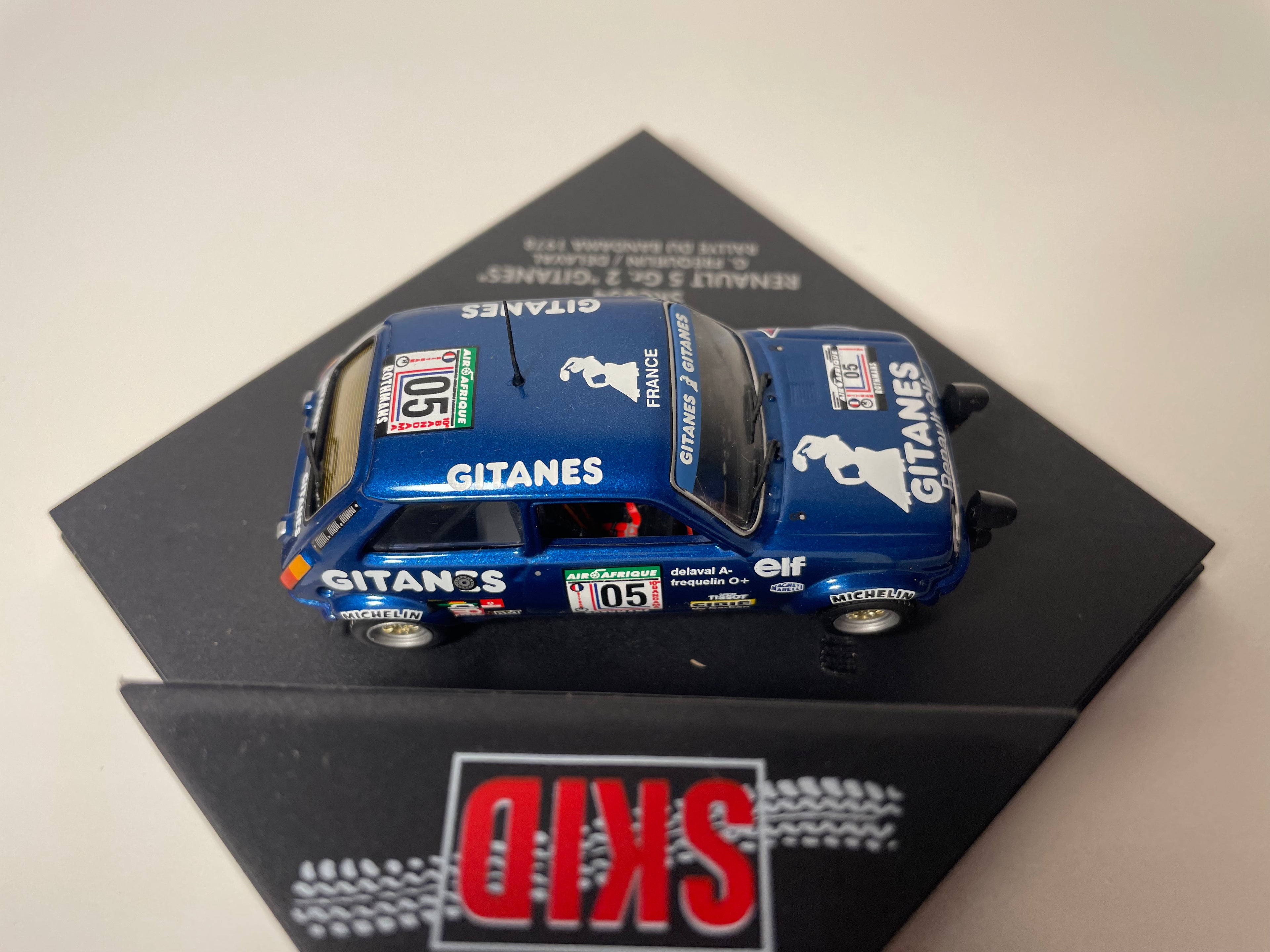 Renault 5 Gr. 2 "GITANES blauwe nummer 05 - Rallye du Bandama 1978 - VITESSE"