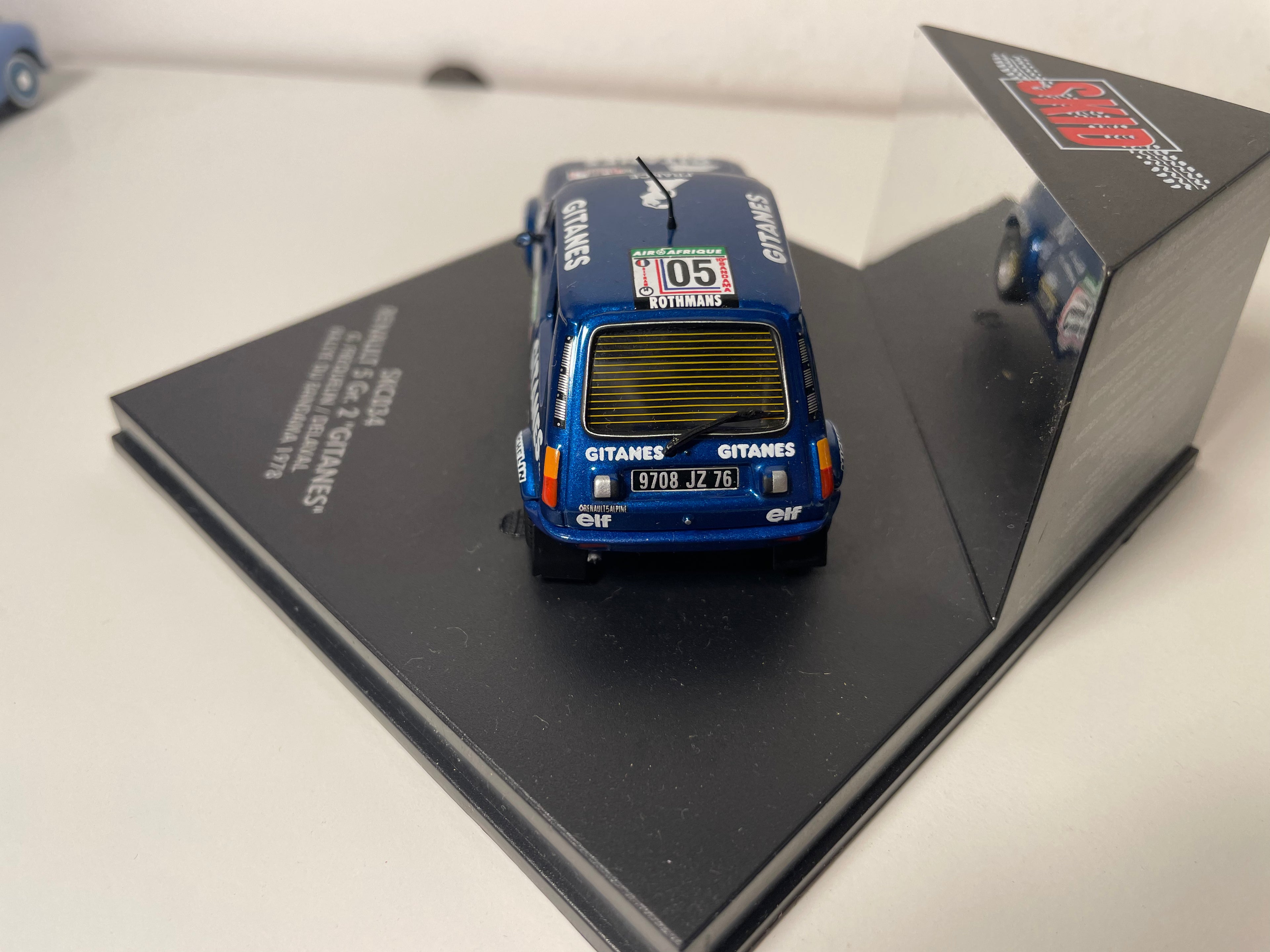 Renault 5 Gr. 2 "GITANES blauwe nummer 05 - Rallye du Bandama 1978 - VITESSE"