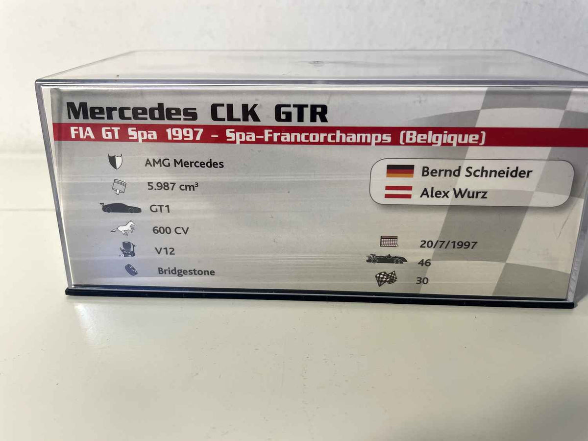 Mercédes CLK GTR grise numéro 11 - FIA GT Spa de 1997 (Spa-Francorchamps)