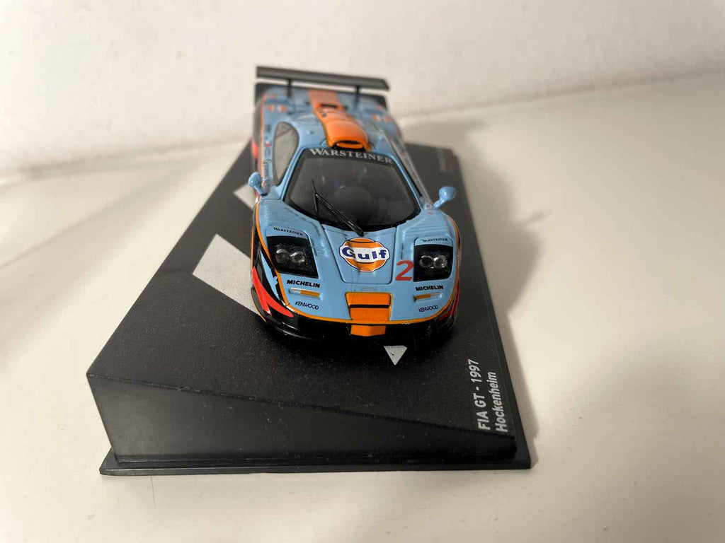 McLaren F1 GTR blauw en oranje (GULF kleuren) - FIA GT 1997 Hockenheim