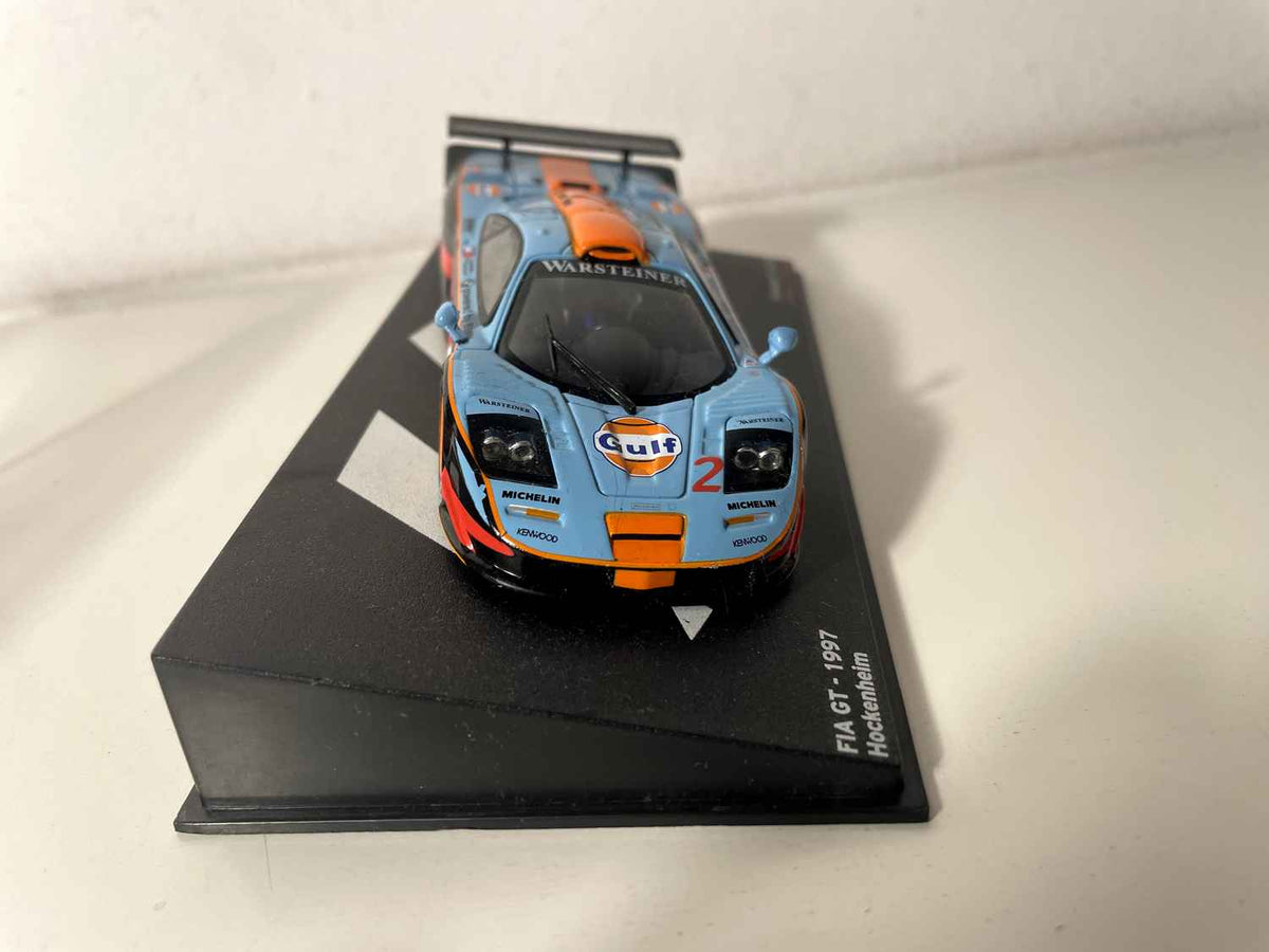 McLaren F1 GTR blue and orange (GULF colors) - 1997 FIA GT Hockenheim