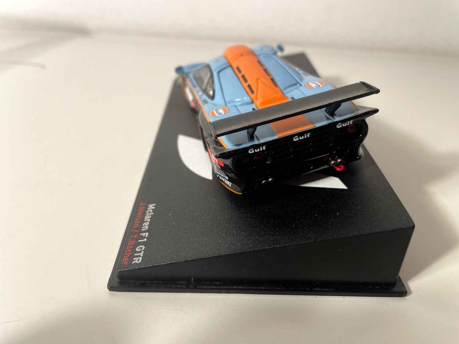 McLaren F1 GTR blue and orange (GULF colors) - 1997 FIA GT Hockenheim