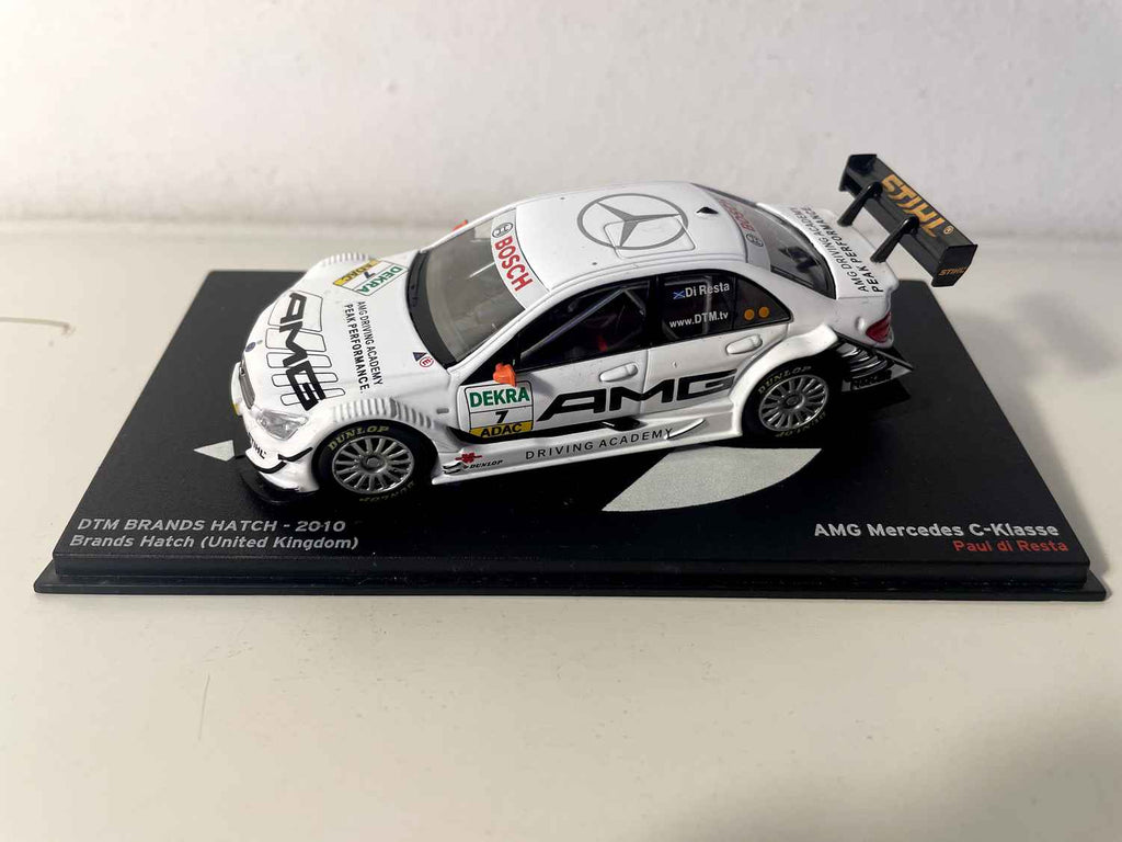 AMG Mercedes C-Klasse Witte Nummer 7 - DTM BRANDS HATCH 2010 (Verenigd Koninkrijk)