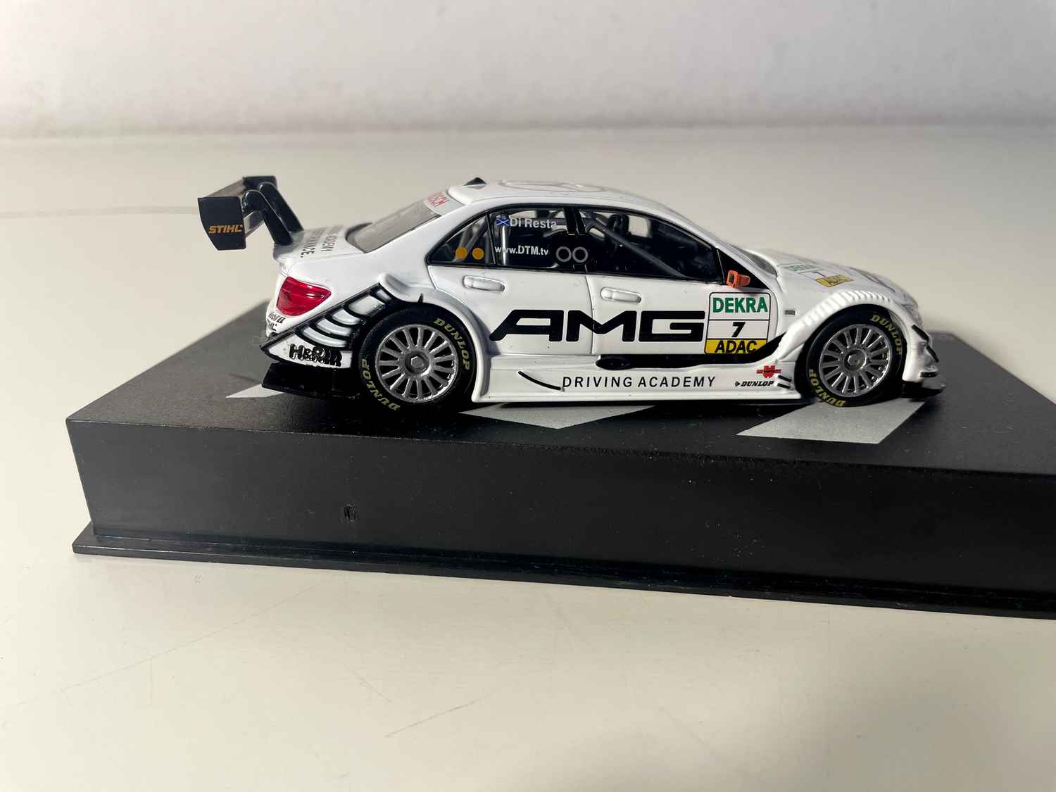 AMG Mercedes C-Klasse Witte Nummer 7 - DTM BRANDS HATCH 2010 (Verenigd Koninkrijk)