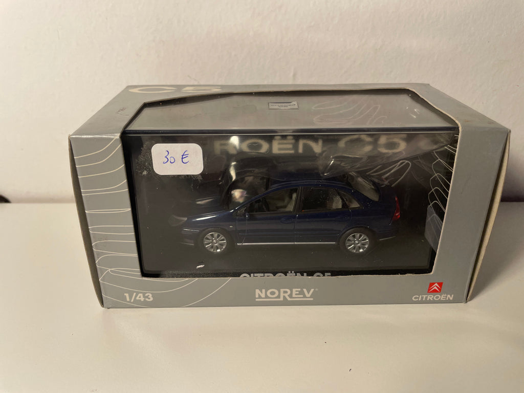 Citroën C5 berline bleue (bleu Mauricius) - NOREV