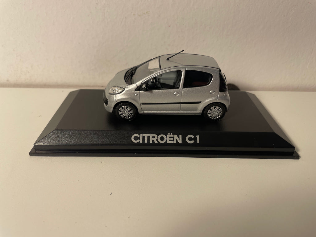 Citroën C1 gris (gris Gallium) - NOREV