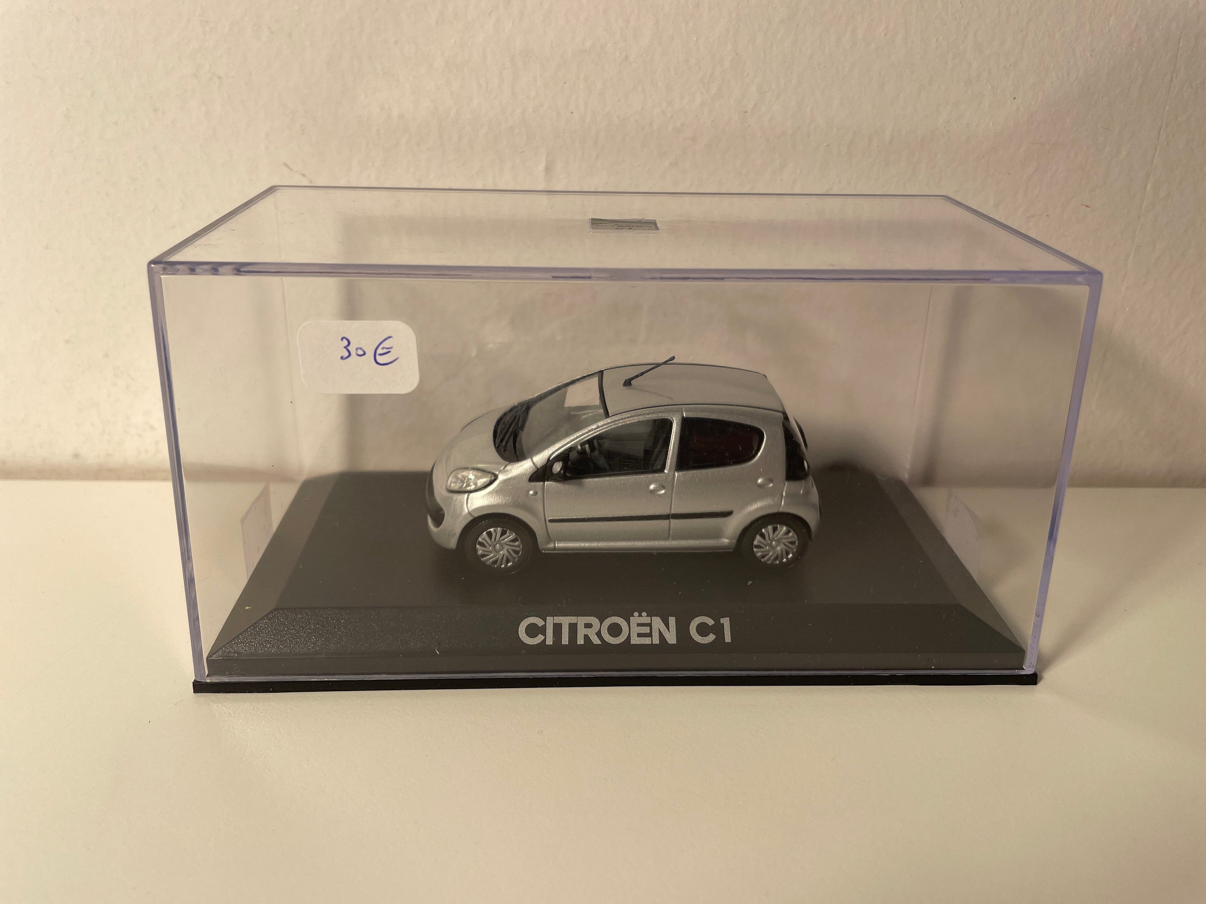Citroën C1 gris (gris Gallium) - NOREV
