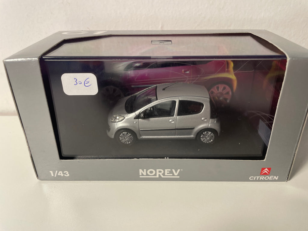 Citroën C1 gris (gris Gallium) - NOREV