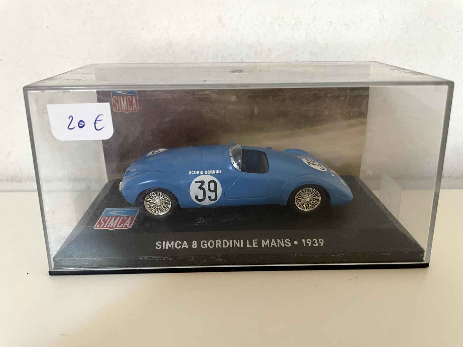1939 azul SIMCA 8 Gordini Le Mans