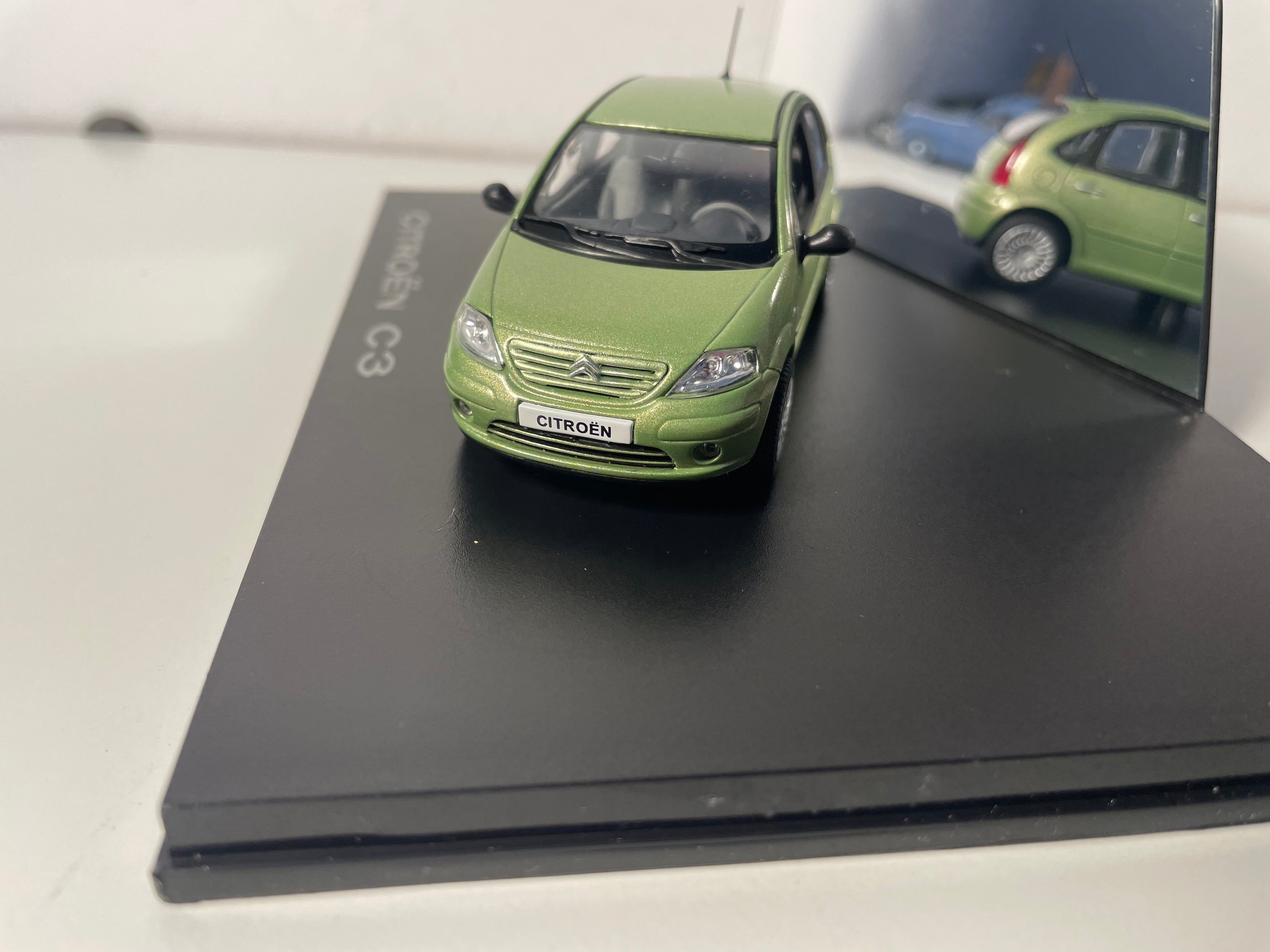 Citroën C3 verte - NOREV (coffret boite rectangle)
