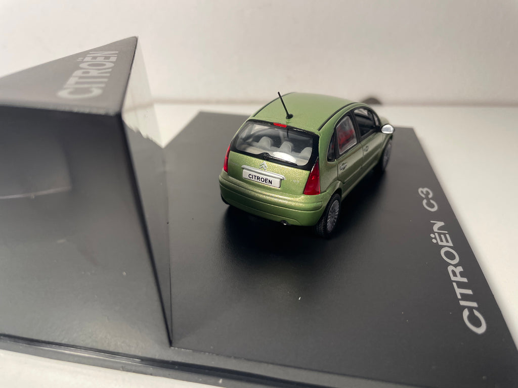 Citroën C3 zielona - NOREV (pudełko prostokątne)