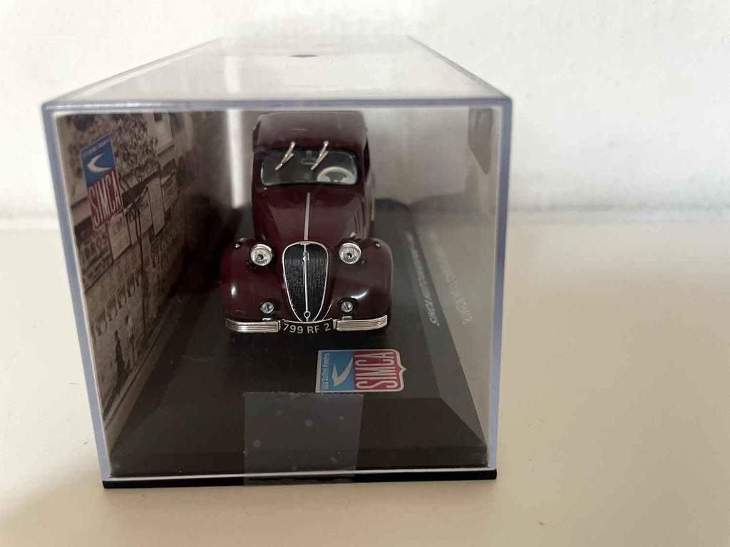 1948 Canadian SIMCA Eight in Burgundy and Brown