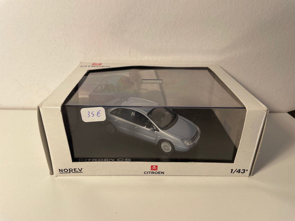 Citroën C5 niebiesko-szara? - NOREV (coffret boite rectangle)