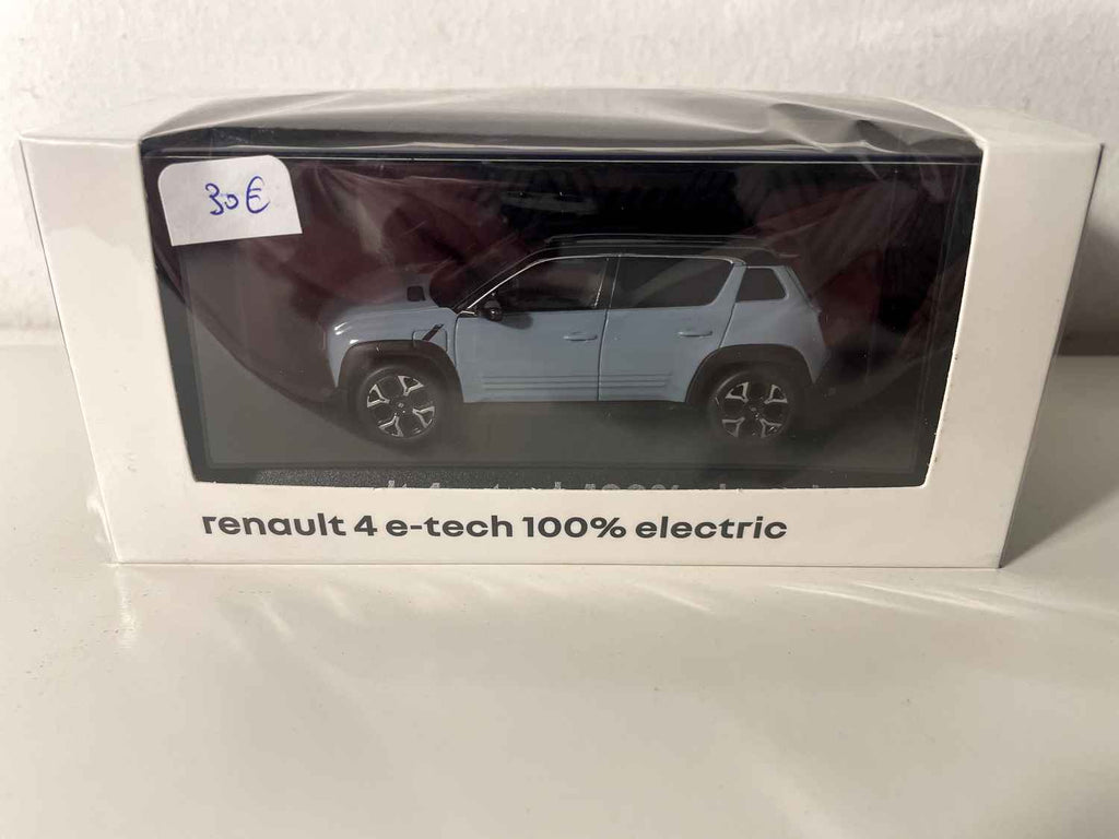 Renault 4 e-tech 100% elektryczny kolor niebieski chmurowy - Norev