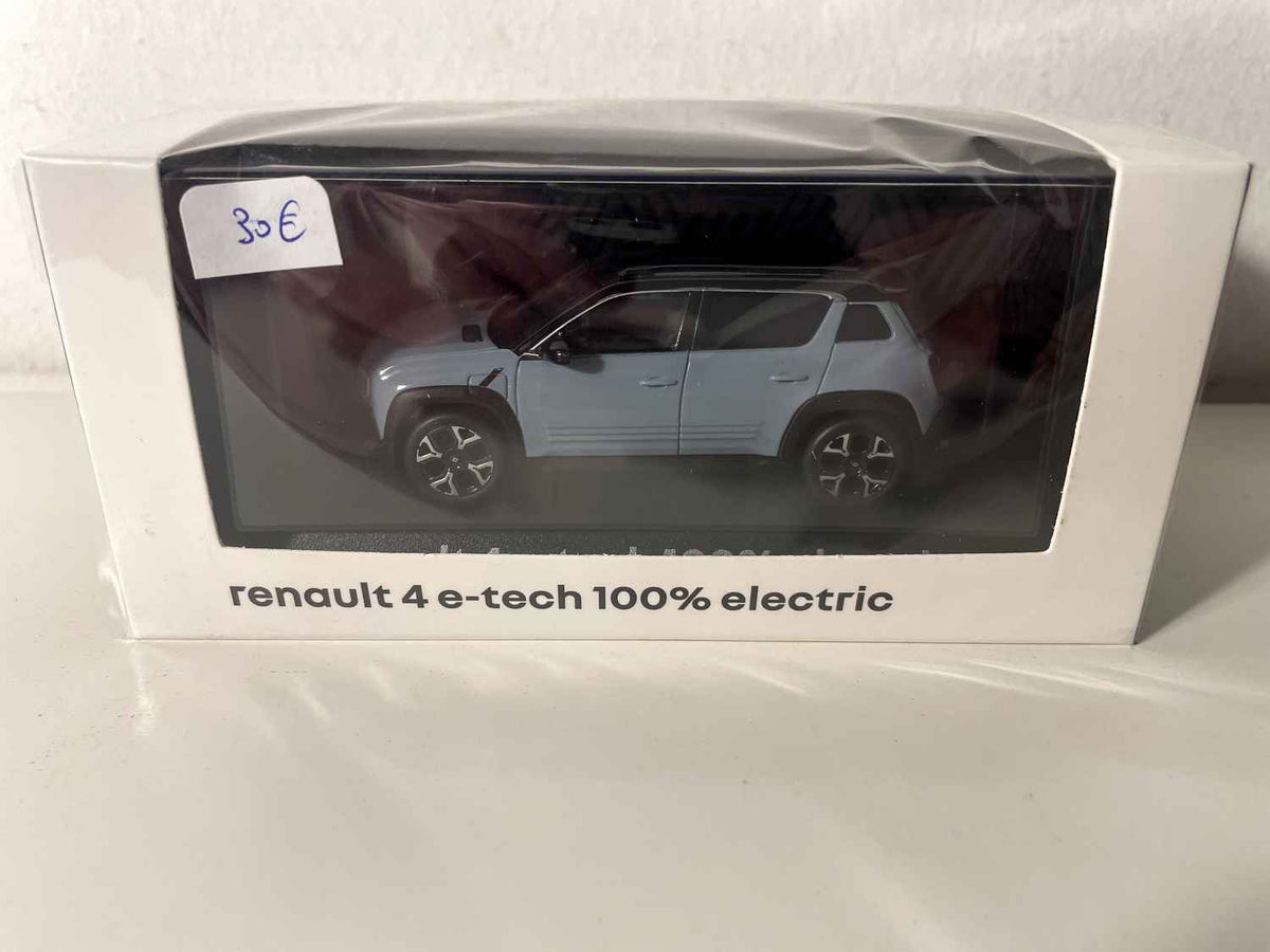 Renault 4 e-tech 100% elektryczny kolor niebieski chmurowy - Norev