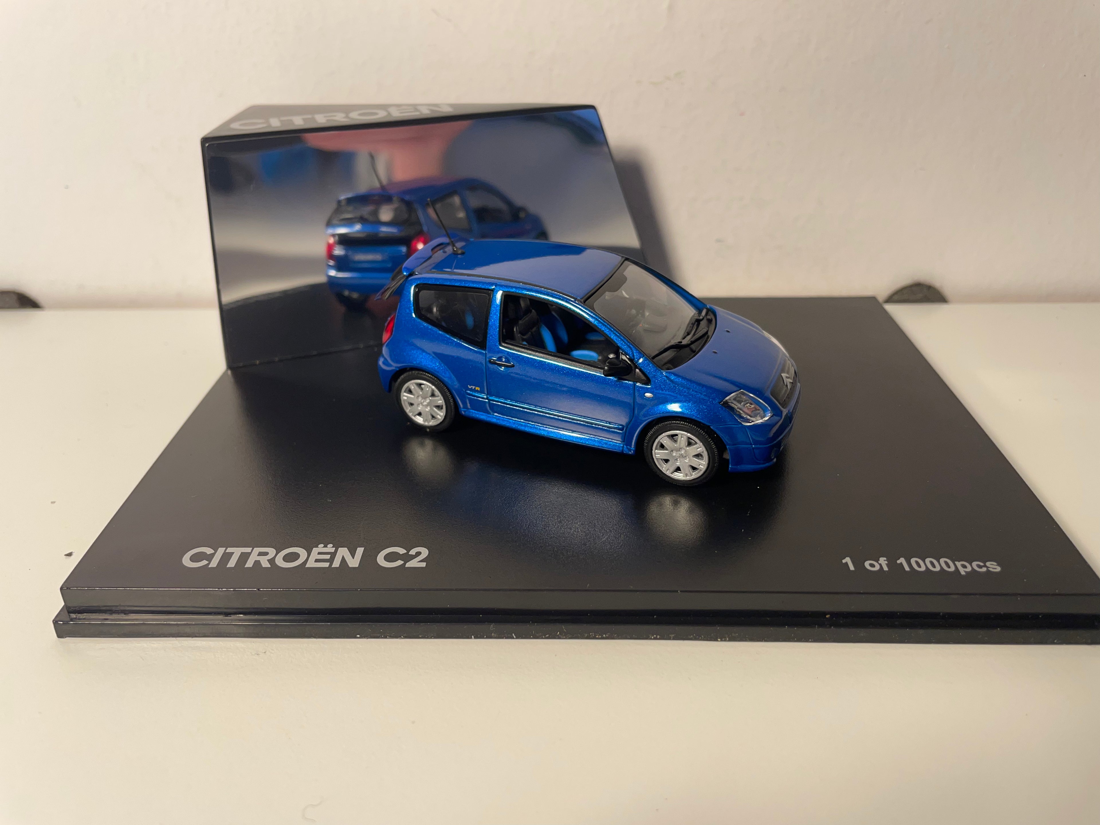 Citroën C2 blue - NOREV (rectangular box set)