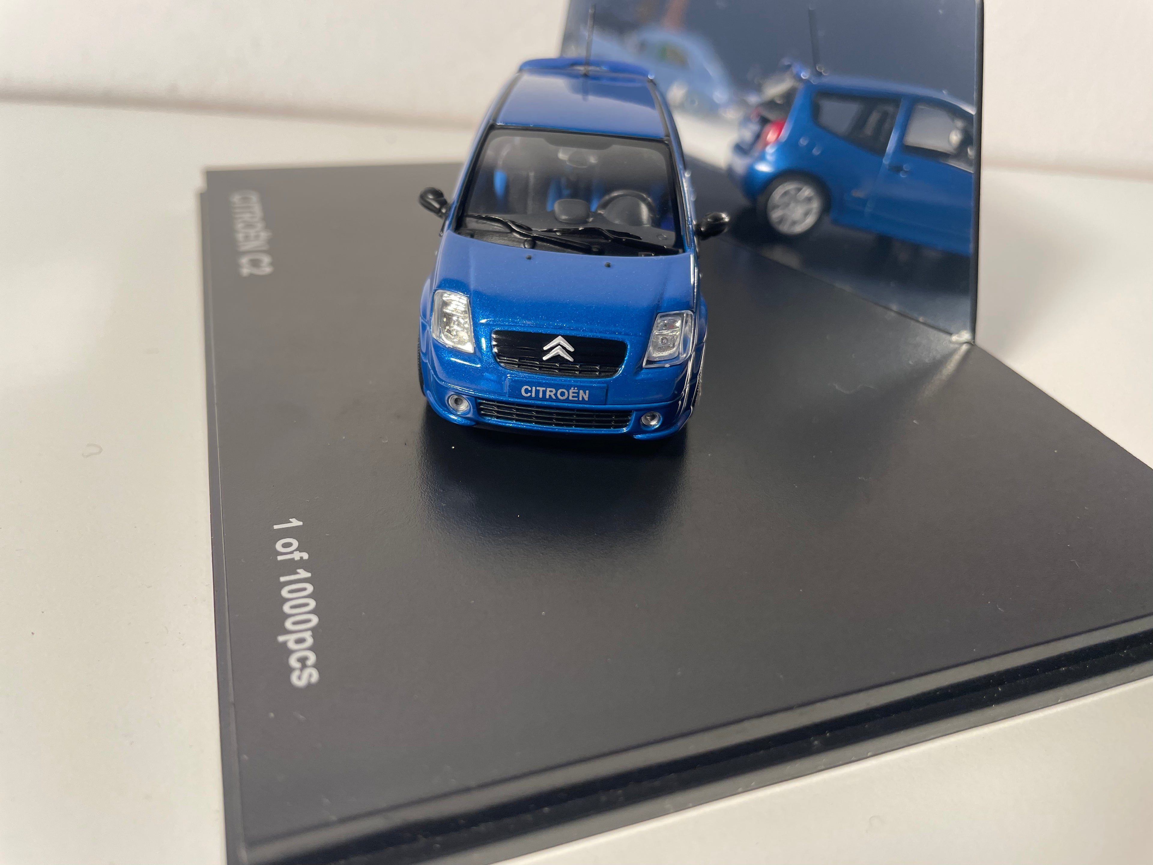 Citroën C2 blue - NOREV (rectangular box set)