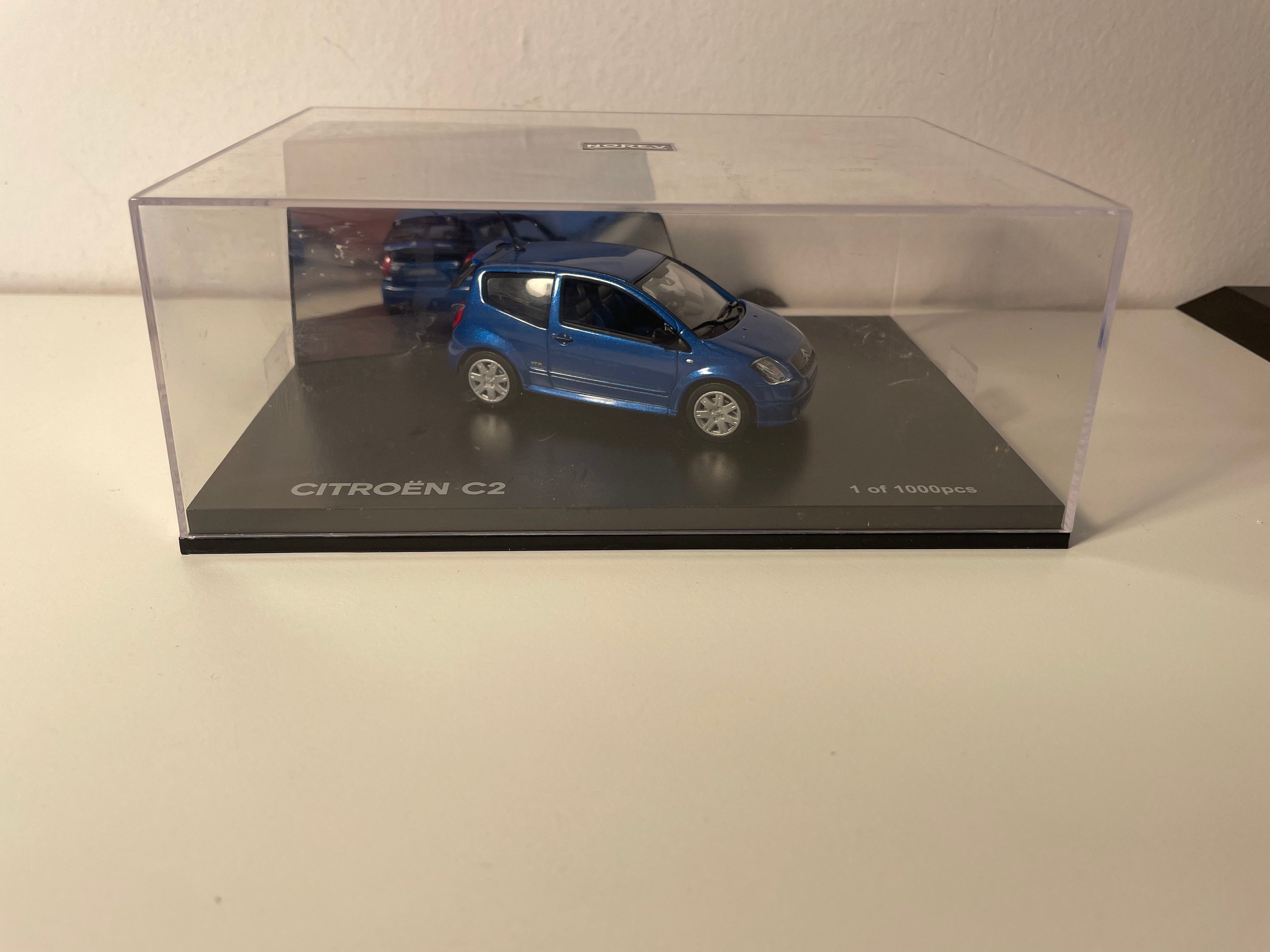 Citroën C2 blue - NOREV (rectangular box set)