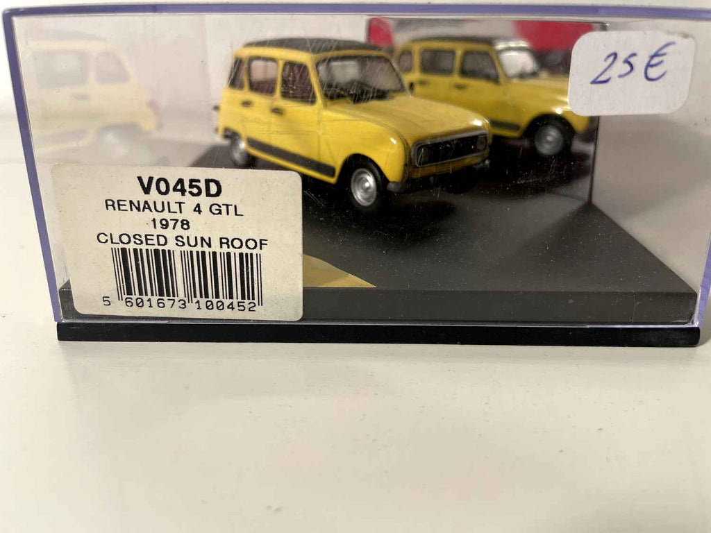1978 Renault 4L GTL Yellow - Vitesse reference V045D (square box)