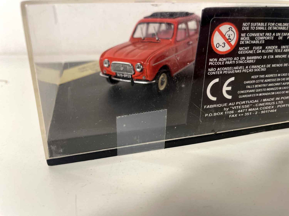 Renault 4L color arancione del 1961/1962 - Vitesse riferimento L111C (scatola quadrata)