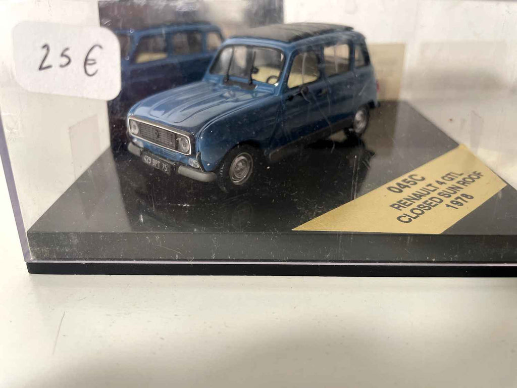 Renault 4L GTL Azul de 1978 - Vitesse referência 045C (caixa quadrada)