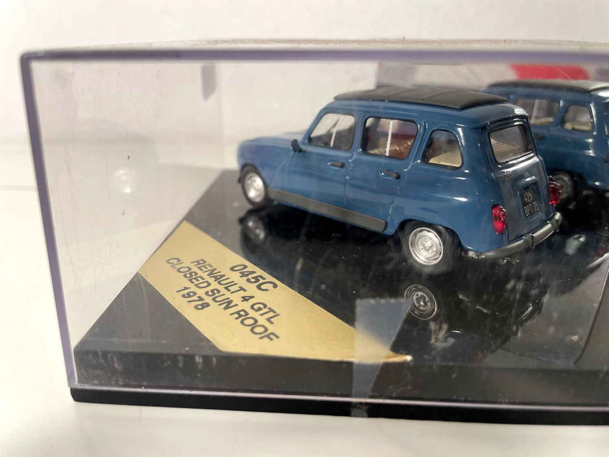 Renault 4L GTL Azul de 1978 - Vitesse referência 045C (caixa quadrada)