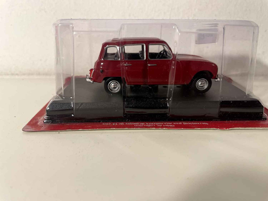 Renault 4L bordeaux de 1962 - Auto Plus